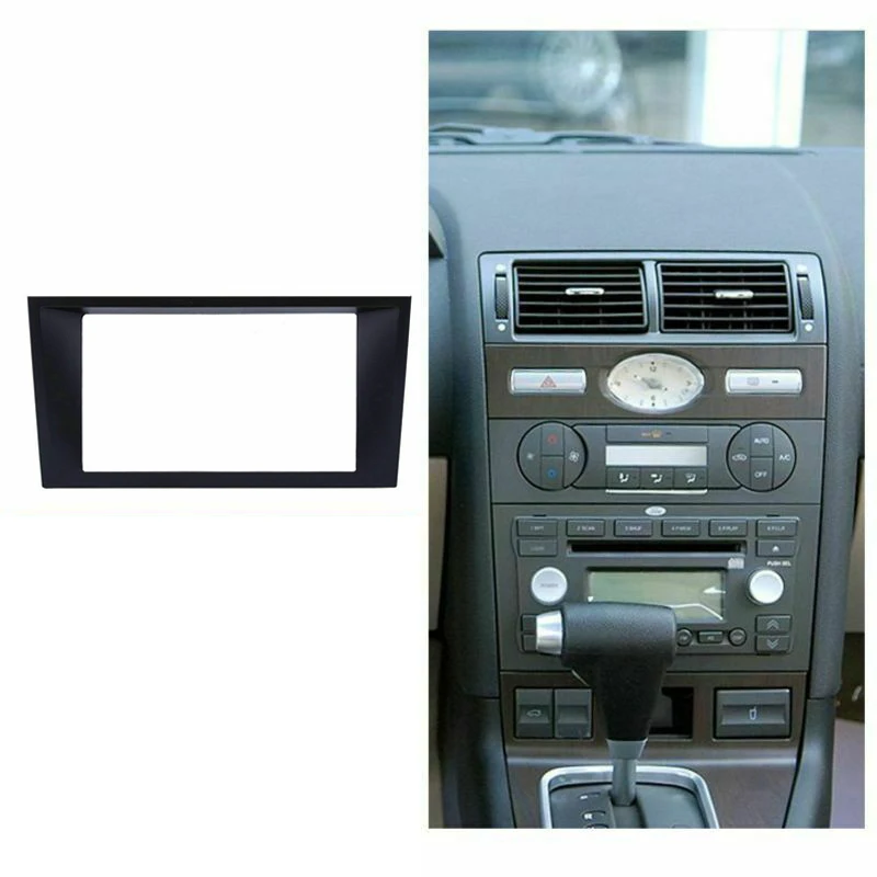 Для Ford Mondeo 2006 автомобильный 2Din Аудио панель модификация панели DVD навигационная Панель рамка Автомобильная панель стерео радио Панель
