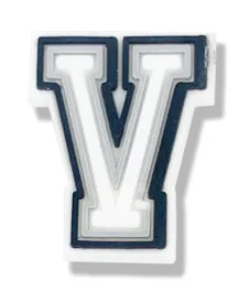 Single Letter 1Pcs Black White Alphabe Shoe charms Button Accessories Shoe DIY Decoration Wristband Kids X-mas Gift  Croc Jibz V