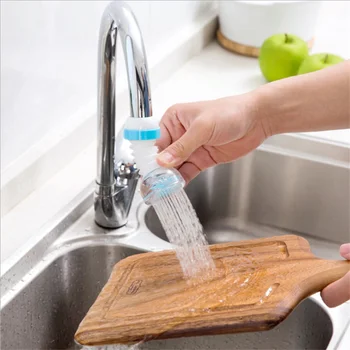 

360 Degree Swivel Kitchen Accessories Faucet Water Saver Hand Washing Faucet Extender Rotating Faucet Aerator Kitchen Gadgets