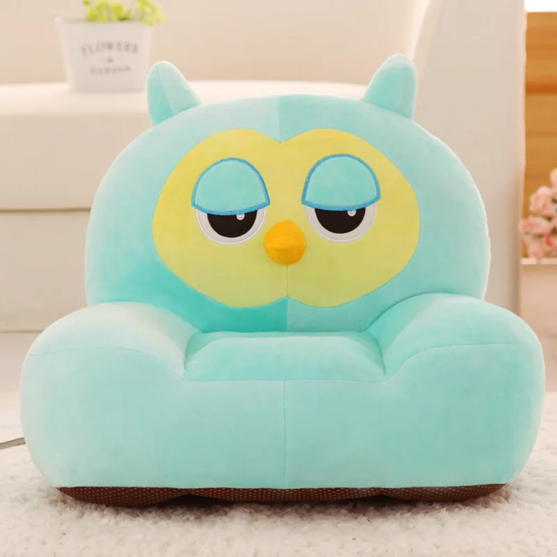 Owl Мультяшное животное, детское кресло для дивана, детское кресло для сидения, подушка для дивана, поддержка хлопка, детское обучающее кресло для кормления - Цвет: Owl
