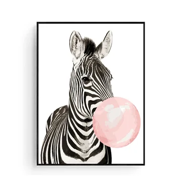 

GATYZTORY 60x75cm Frame Diy Painting By Numbers Kit Animal Zebra Wall Art Picture By Numbers Coloring By Numbers For Home Decor