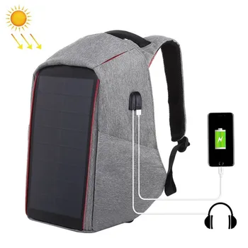 

Brand Men's Backpack 12W Solar Backpack USB Charging Theft Protection 15.6 '' Laptop Backpack For Men Laptop Backpack Bag