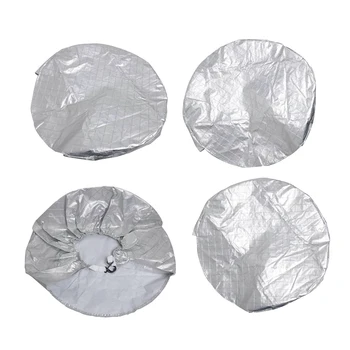 

29" Waterproof Aluminum Film Tire Cover For RV Wheel Truck Trailer Camper X4