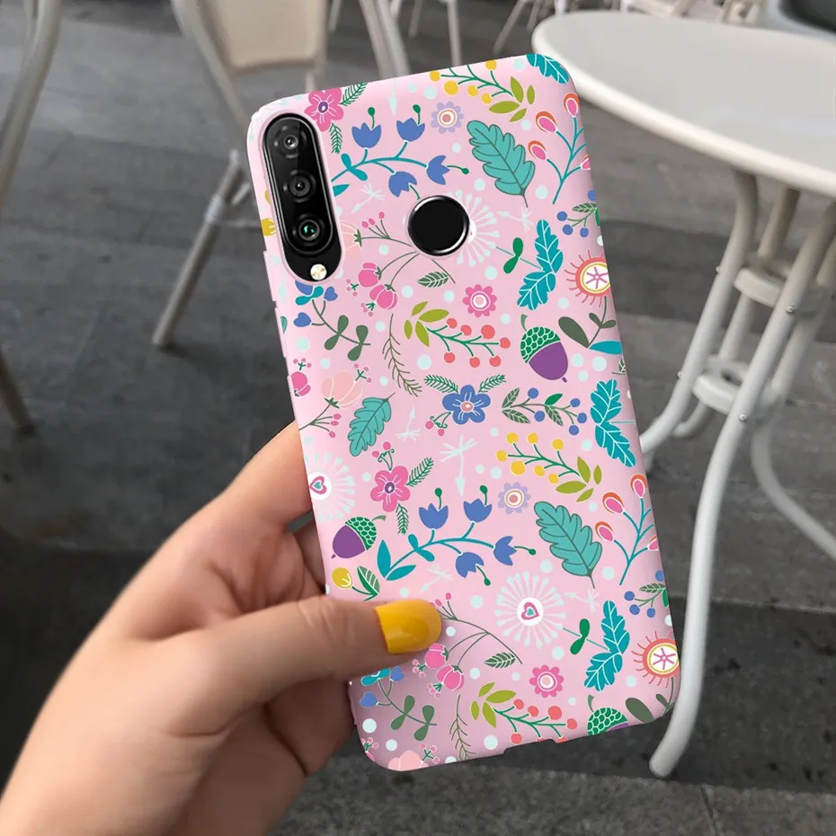 best iphone wallet case Flower Phone Cases For Huawei P30 Lite Pro Case Cover On Fundas Huawei P30 P30lite P 30 lite pro P30pro Cute Soft Silicone Cases belt pouch for mobile phone