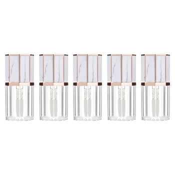 

5pcs 5ml Lip Gloss Bottles Empty Lip Gloss Tube Makeup Bottles Empty Lip Gloss Containers for Daily Woman Use