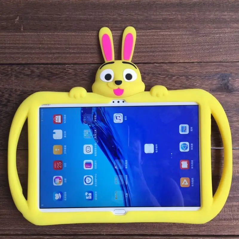 Funda tablet Huawei Mediapad T5 10.1'' Silicona goma con asas para niños