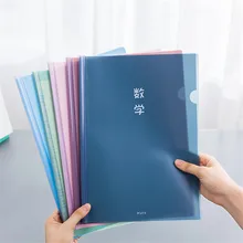 Прозрачная Сумка для документов, Обложка для отчета, корешок, милый цвет, А4, папка для файлов, пачка для студентов, канцелярские принадлежности, школьные офисные принадлежности