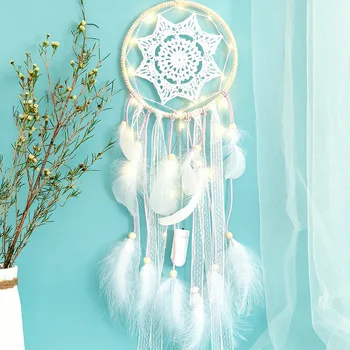 

Inheritant Celebrity Style Fill Dreamcatcher Material DIY Hanging Decoration Wind Chime Kindergarten Bracelet Charm Students Bir