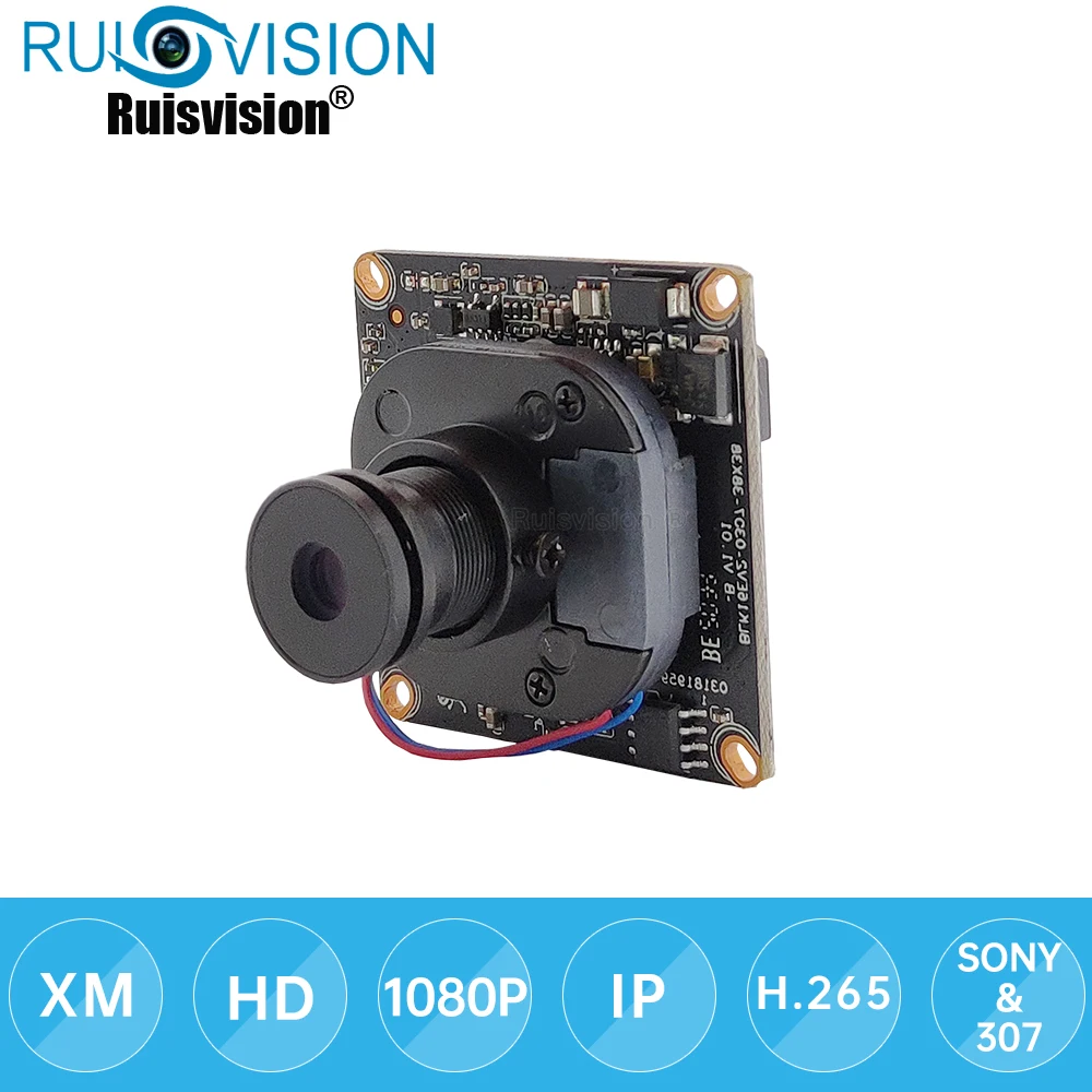 Onvif P2P 1080P IP камера Hi3516E + модуль платы SONY IMX307 с ИК вырезом объектив M12 кабель H.265 2 МП