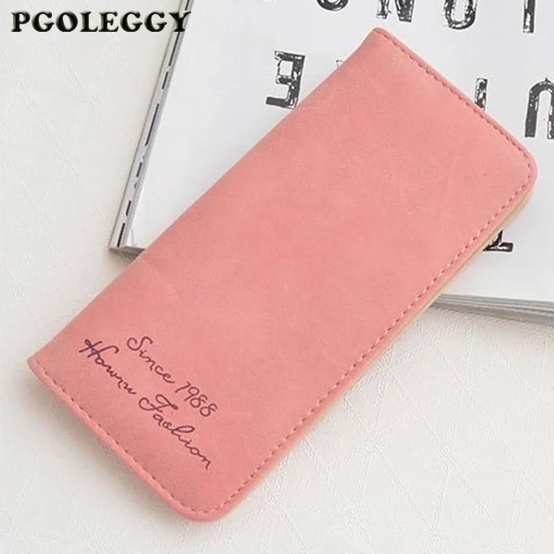 Женские кошельки 2019 брендовая длинная модная пуговица на застежке кожаный