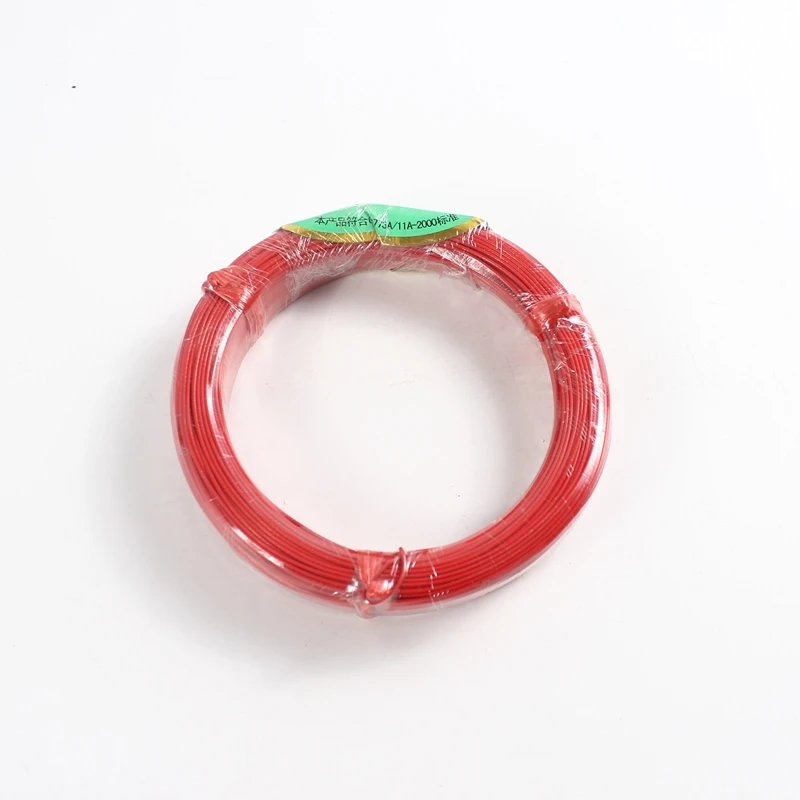 23AWG 0,3 квадратный высокотемпературный провод PTFE изоляционный кабель устойчив к электрическому луженому оловянному посеребрению медные провода 0,3 мм - Цвет: Red