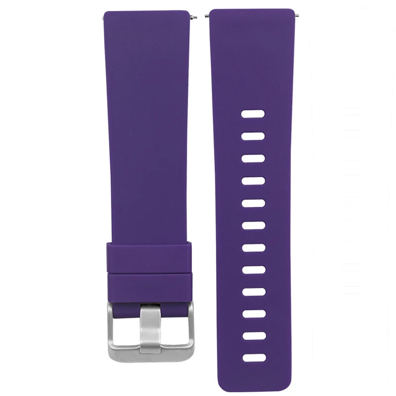 Замена силиконовые часы ремешок Браслет для Fitbit часы Versa SAL99 - Цвет: Фиолетовый
