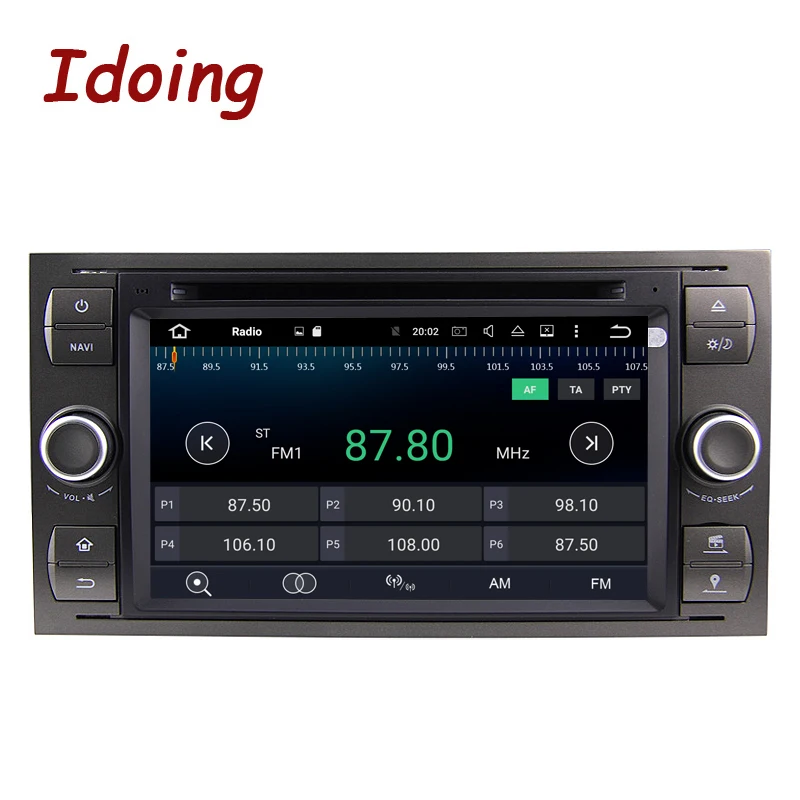 Idoing Android9.0/4 ГБ ОЗУ/32 Гб ПЗУ/8 ядер/2Din для Ford Focus2 Mondeo MAX автомобильный DVD
