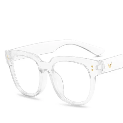 Анти-Синие лучи очки женские компьютерные очки для чтения оправа мужские синие легкие устойчивость к облучению игровые очки - Цвет оправы: Transparent
