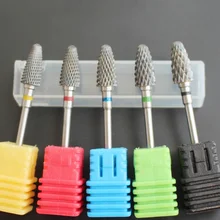 Фреза из карбида вольфрама для ногтей сверло инструмент для дизайна ногтей электрическая машинка для маникюра аксессуар для машины удаляющий гель 5 Тип