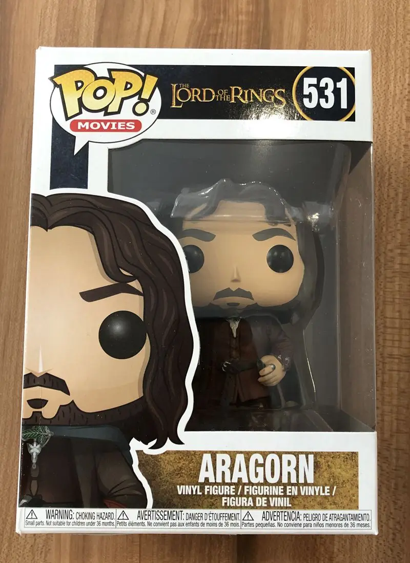 Funko pop официальный Властелин колец-Арагорн Виниловая фигурка Коллекционная модель игрушки с оригинальной коробкой