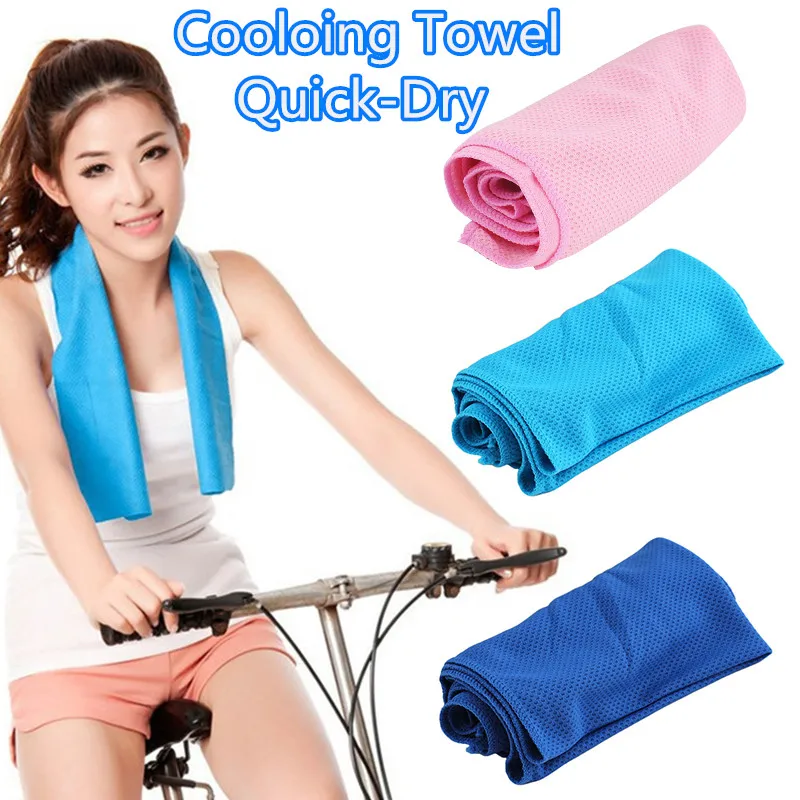 

Rapid Cooling Ice Face Towel Microfiber Sport Towel Quick-Dry Beach Towels Swimming Enduring Instant Chill Fitness Yoga Towels