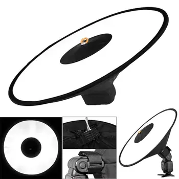 

Portable Round Softbox Universal Photography Studio Flash Diffuser Soft Box Strap Oxford Cloth For Camera Flash