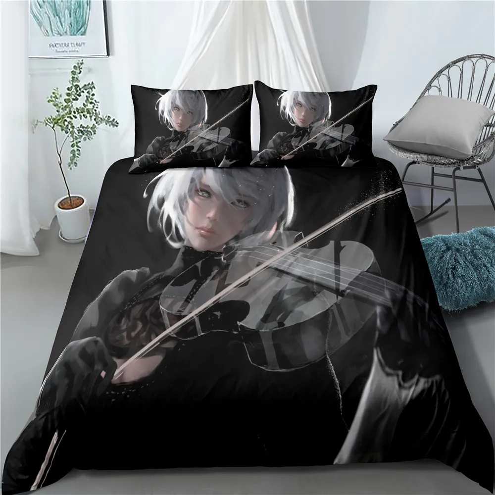 �ִϸ��̼� NieR: ���丶Ÿ 3D ����Ʈ ħ�� ��Ʈ, �̺� Ŀ��, ���� Ŀ��, �̺� ħ�� ��Ʈ, ħ�� ��Ʈ