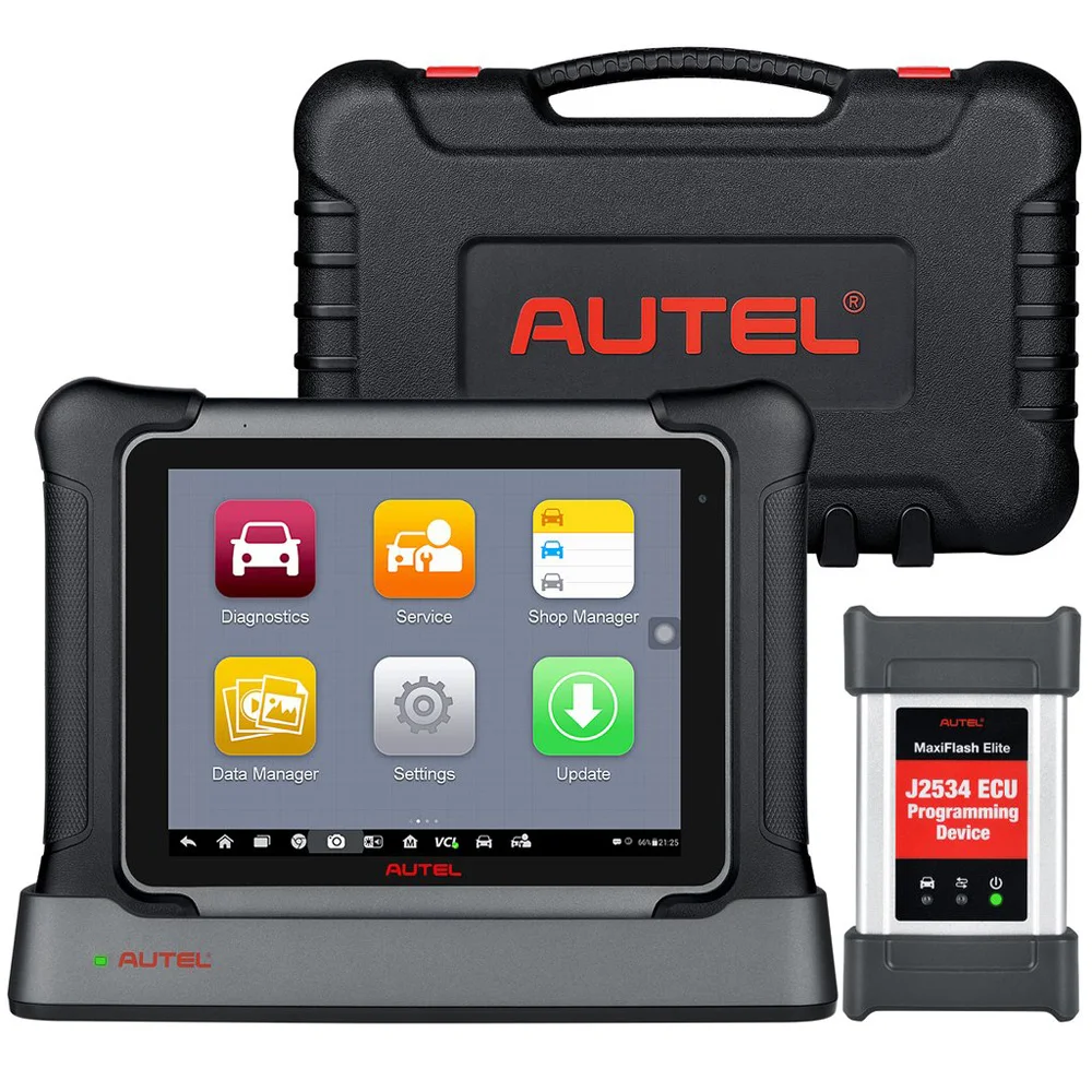 

Autel Maxisys Elite II OBD2 Diagnostic Scanner Tool with MaxiFlash J2534 Same Hardware as MS909 Upgraded Version of Maxisys Elit