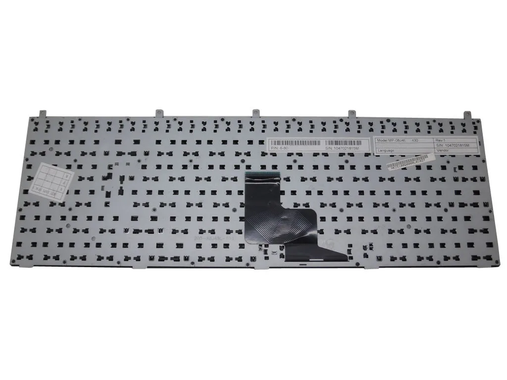 Клавиатура для ноутбука CLEVO M740T M740JU M740SU M741SU M741TUN M745K M745TG M746JU M748K M760S M761JU M762SU M765CU M766T