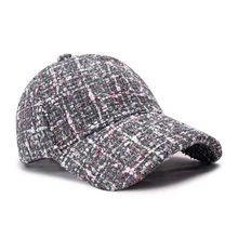 Для мужчин и женщин шерстяная шляпа для зимы в клетку Ретро бейсболка s Спорт на открытом воздухе теплая утолщенная Бейсболка Шапки