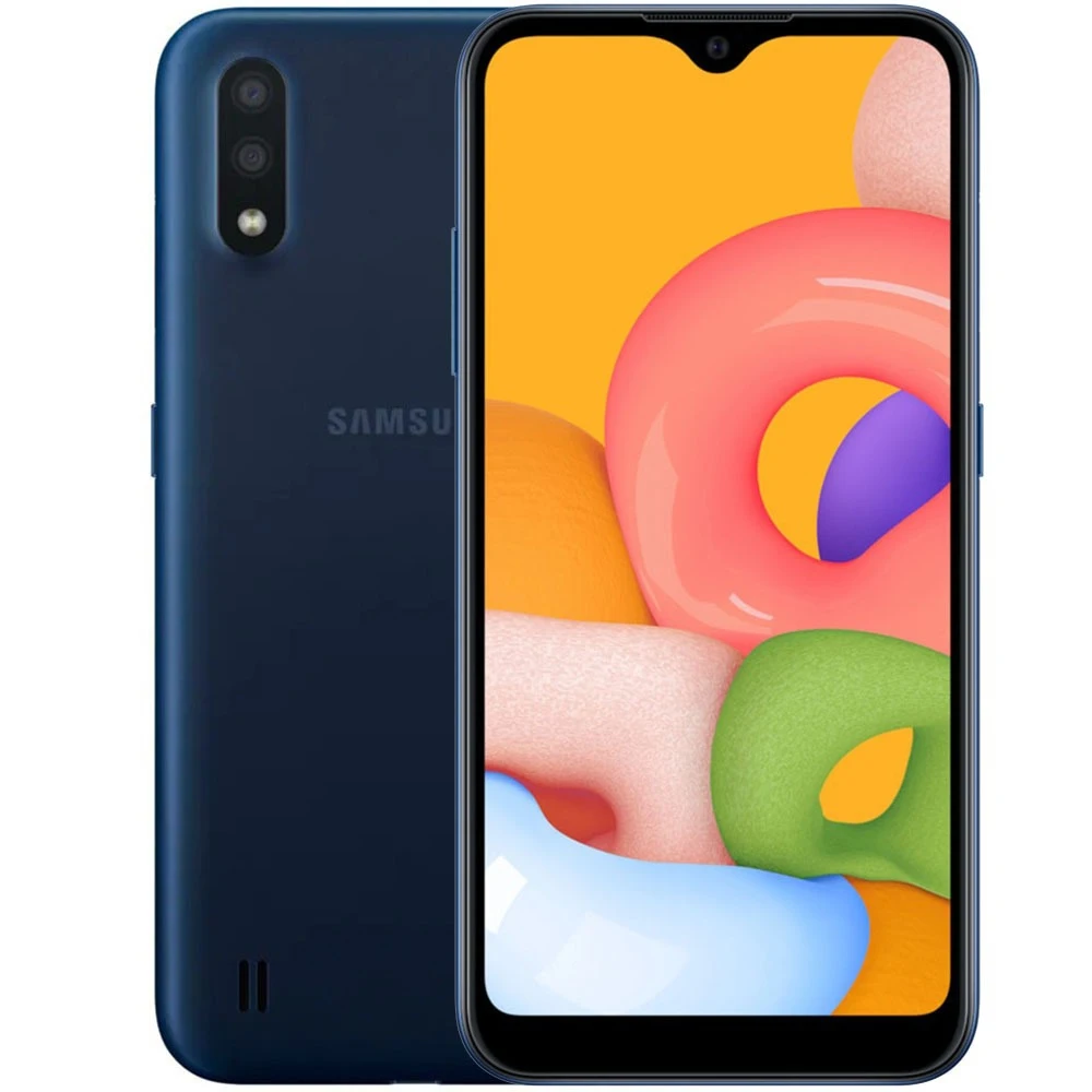 Смартфон Samsung Galaxy A01 16 ГБ синий|Смартфоны| |
