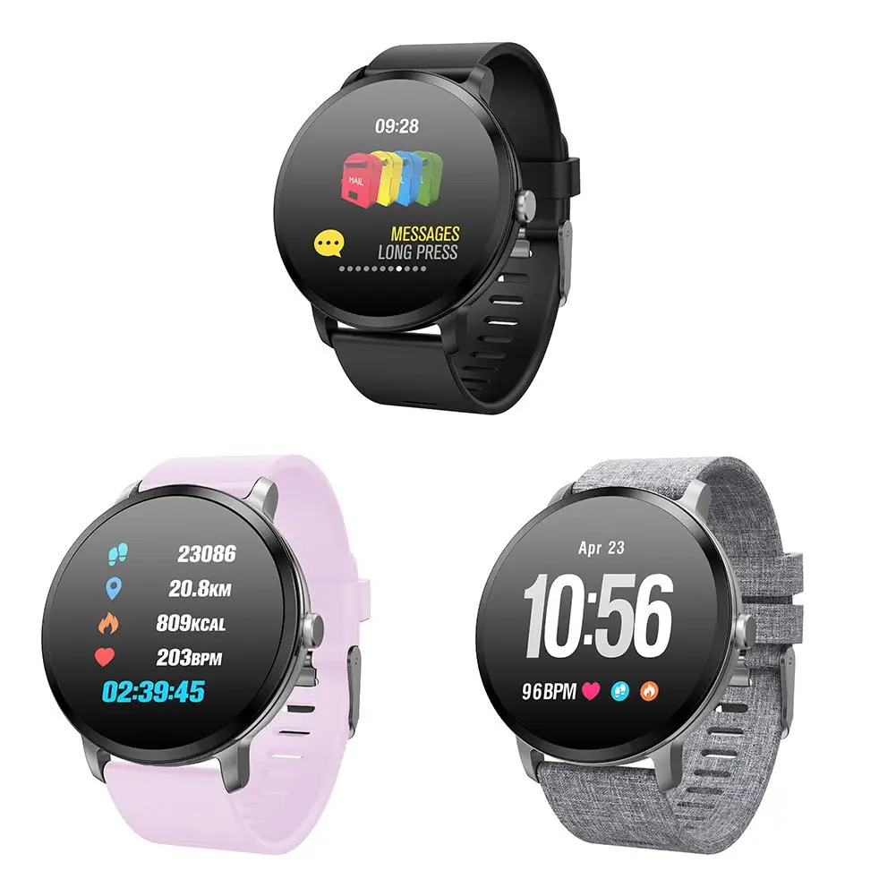 

V11 Multifunction Pedometer Smart Bracelet With Breath Light Sports Record Screen Lighting Up By Raising Heart Rate Health Watch