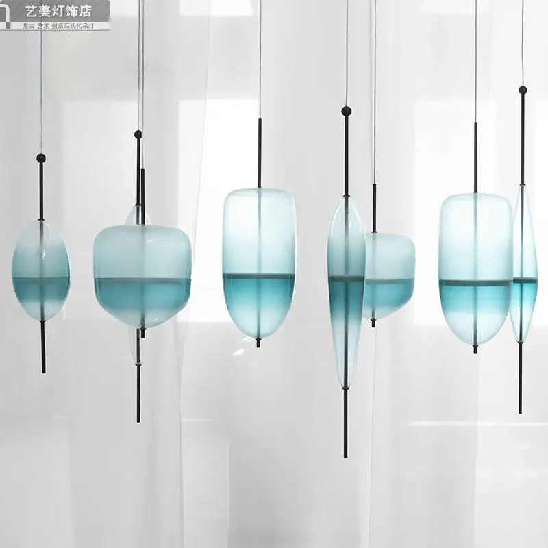

modern luminaria pendente lampen industrieel glass living room restaurant lustre pendente