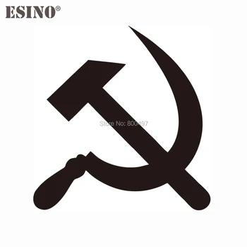 

Car Styling Funny USSR CCCP Sickle and Hammer Car Vinyl Decal Body Stickers PVC Carving Vinyl Decal Car Accessory