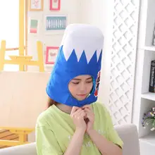 Мягкая милая плюшевая Шапка-бини с рисунком акулы из мультфильма; шапка; головной убор для косплея; реквизит для фотосессии; для взрослых женщин и мужчин; для детей