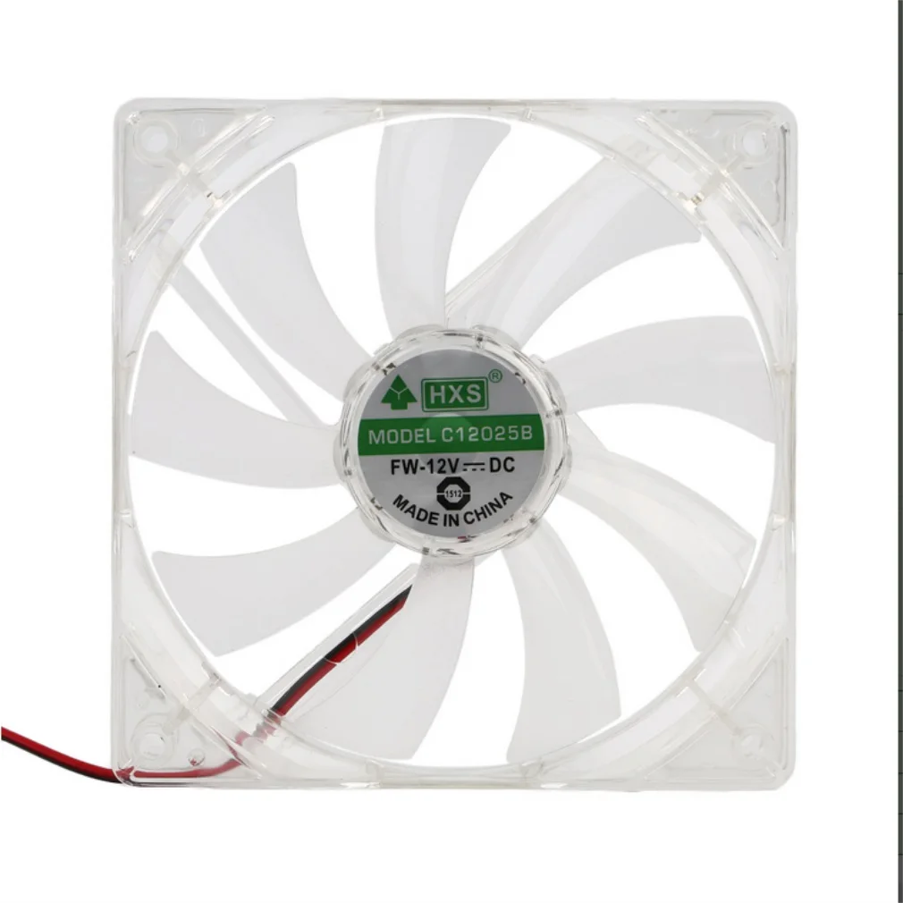  PC Computer Fan Quad 4 LED Light 120mm PC Computer Case Cooling Fan Mod Quiet Molex Connector Easy 