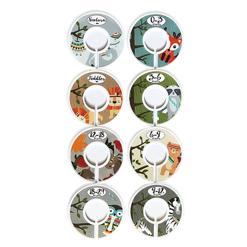 6 8 12 Stucke Diy Baby Kleidung Grosse Teiler Kunststoff Kleiden Kennzeichnung Ring Grosse Teiler Bekleidungs Grosse Tags Runde Kleiderbugel Rack Kleidungs Tags Aliexpress