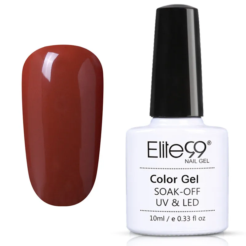 Elite99 Alcoholic Removal One Step Gel 10ml One Step UV Gel Varnish 3 in 1 Nail Polish LED Soak off Hybrid Long Last Gel Lacquer - Цвет: 0058
