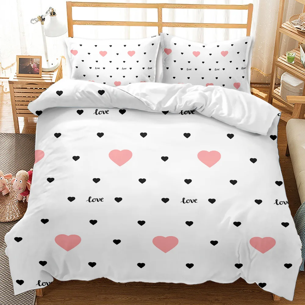 Cute Cloud Bedding Set With Zipper Pillowcases Quilt Duvet Cover Set Queen King Size Cartoon Simple Smile Comforter Cover