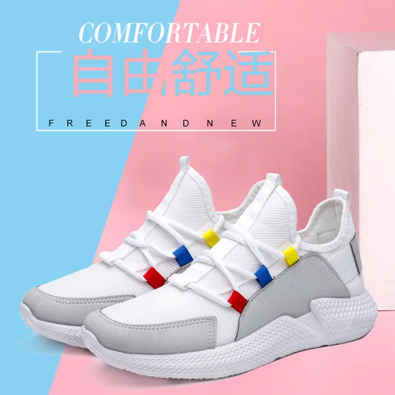 

2019 Spring New Style Mesh Breathable Casual Light WOMEN'S Shoes Athletic Shoes Women's Fashionable Comfortable Versatile Stylis