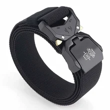 Elásticos jeans cinto para homens liga de alumínio pluggable fivela treinamento tático cintos confortáveis alta qualidade 3.8cm cinto caça