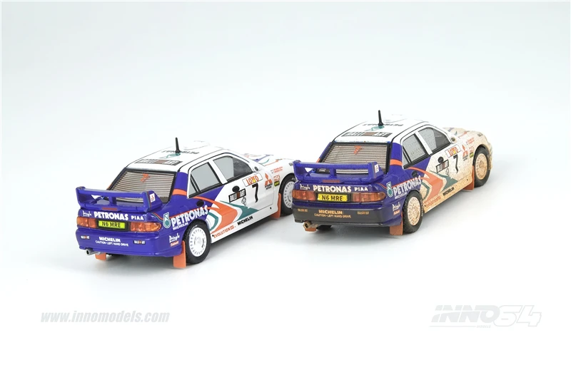 INNO 1:64 Mitsubishi Lancer Evolution III #7 Австралийский ралли 1996/литая модель автомобиля с