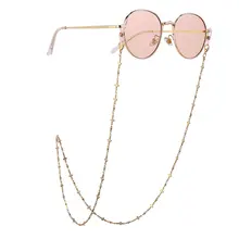 Gafas de sol de ojo cruzado de moda cadena vintage cordón collar gafas de sol collar Cordón de anteojos Correa