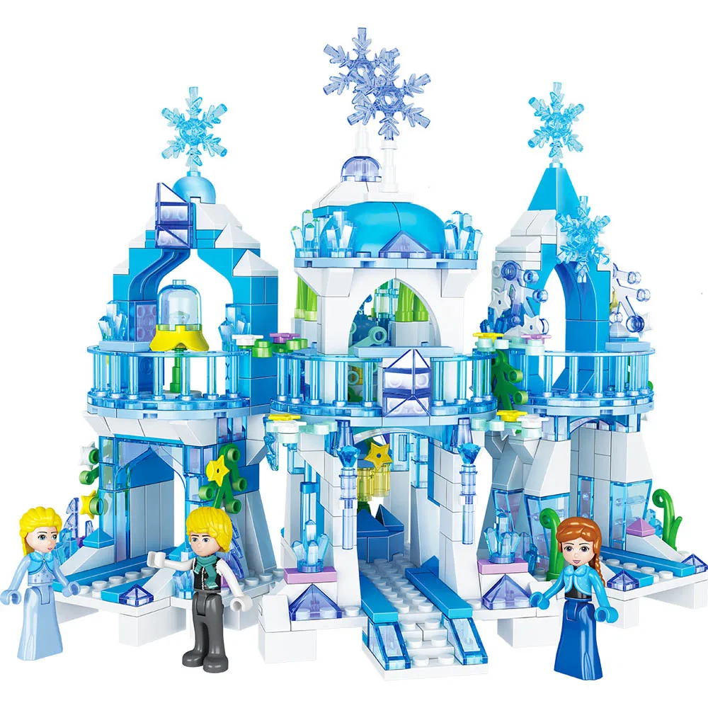 LEGOED Blocks Toy Legoed Frozen 2 SnowCastle Elsa Anna Send children's dolls Christmas gifts toys princess toys LEGOED Blocks Toy Legoed Frozen 2 SnowCastle Elsa Anna Send children's dolls Christmas gifts toys princess toys