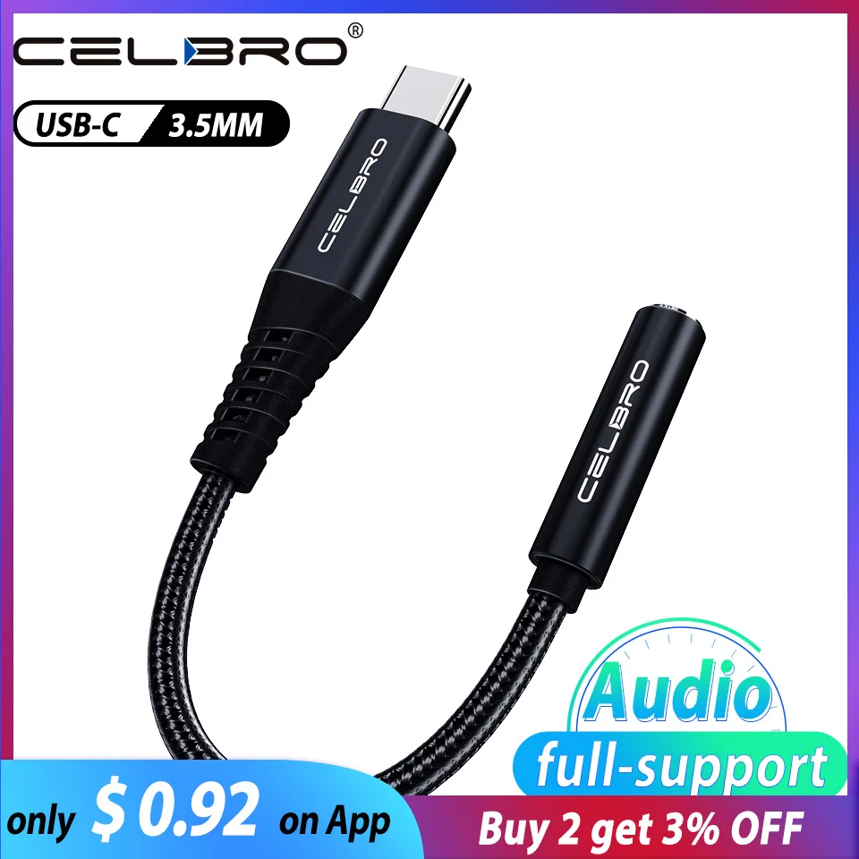 Кабель адаптер для Samsung Note 10 S20 Type C 3 5 мм разъем Aux Usb аудиокабеля с на Xiaomi Mi 9 Pro