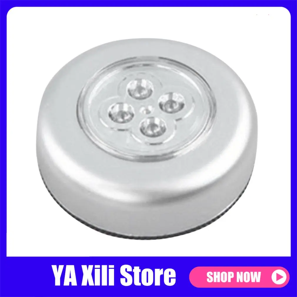 4 светодиодный ночник с сенсорным управлением круглый светильник под шкафом шкаф