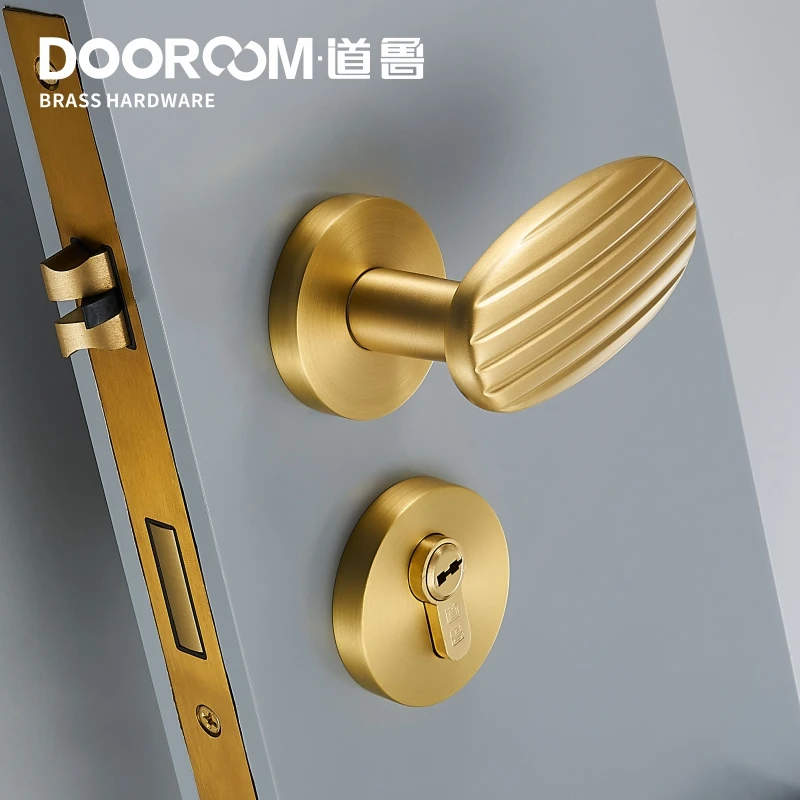 Набор латунных рычагов дверного замка Dooroom современный персонализированный