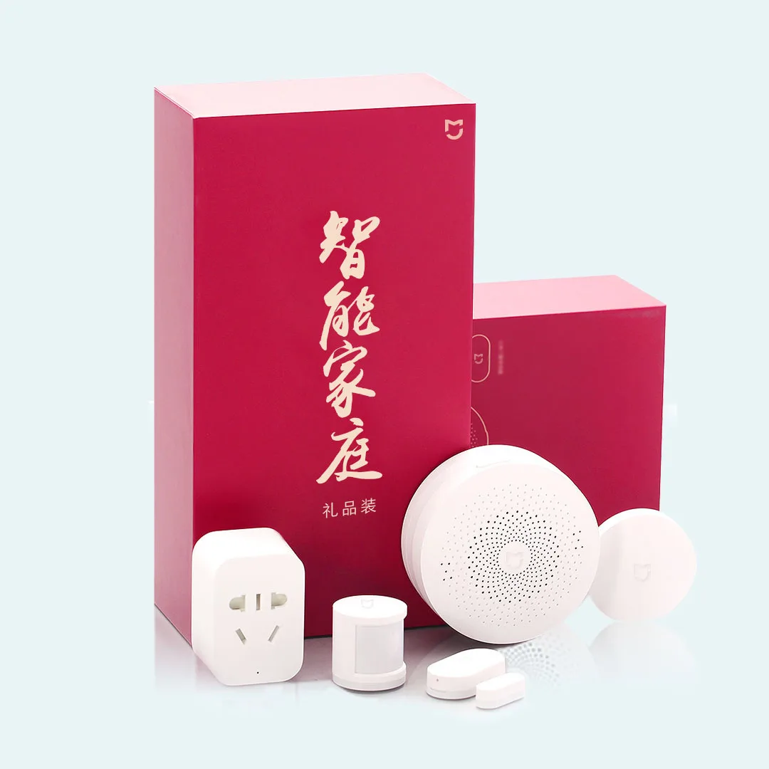 2019Original Xiaomi Mijia Smart Home Kit Gift Box XIOMI Have Gateway Door Window Human Body Wireles