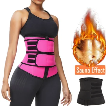 

Neoprene Sweat Waist Trainer Control Strap Girdle Corset Women Tummy Body Shaper Shapewear Fat Burning Fitness Modeling Strap