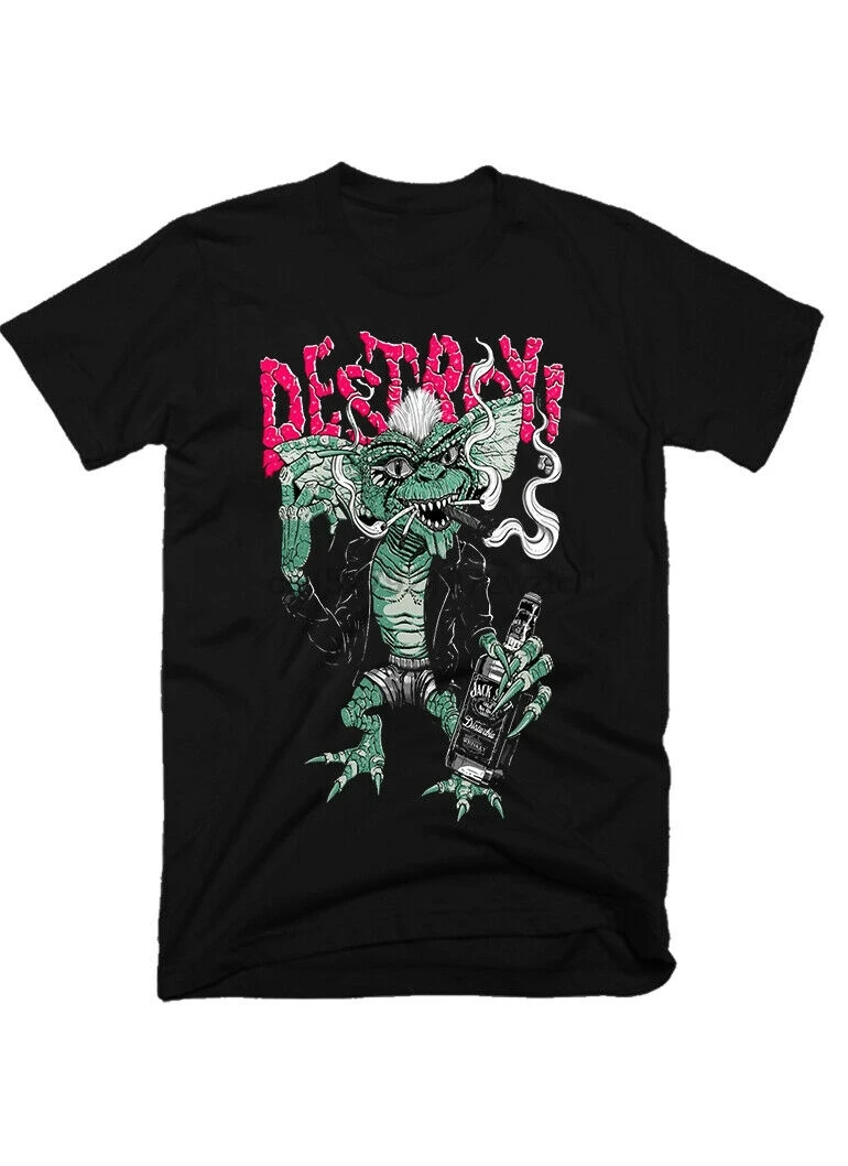 GREMLINSFANTASY фильм старый movie1984horrorsizes S-5XL Мужская футболка G0380 |