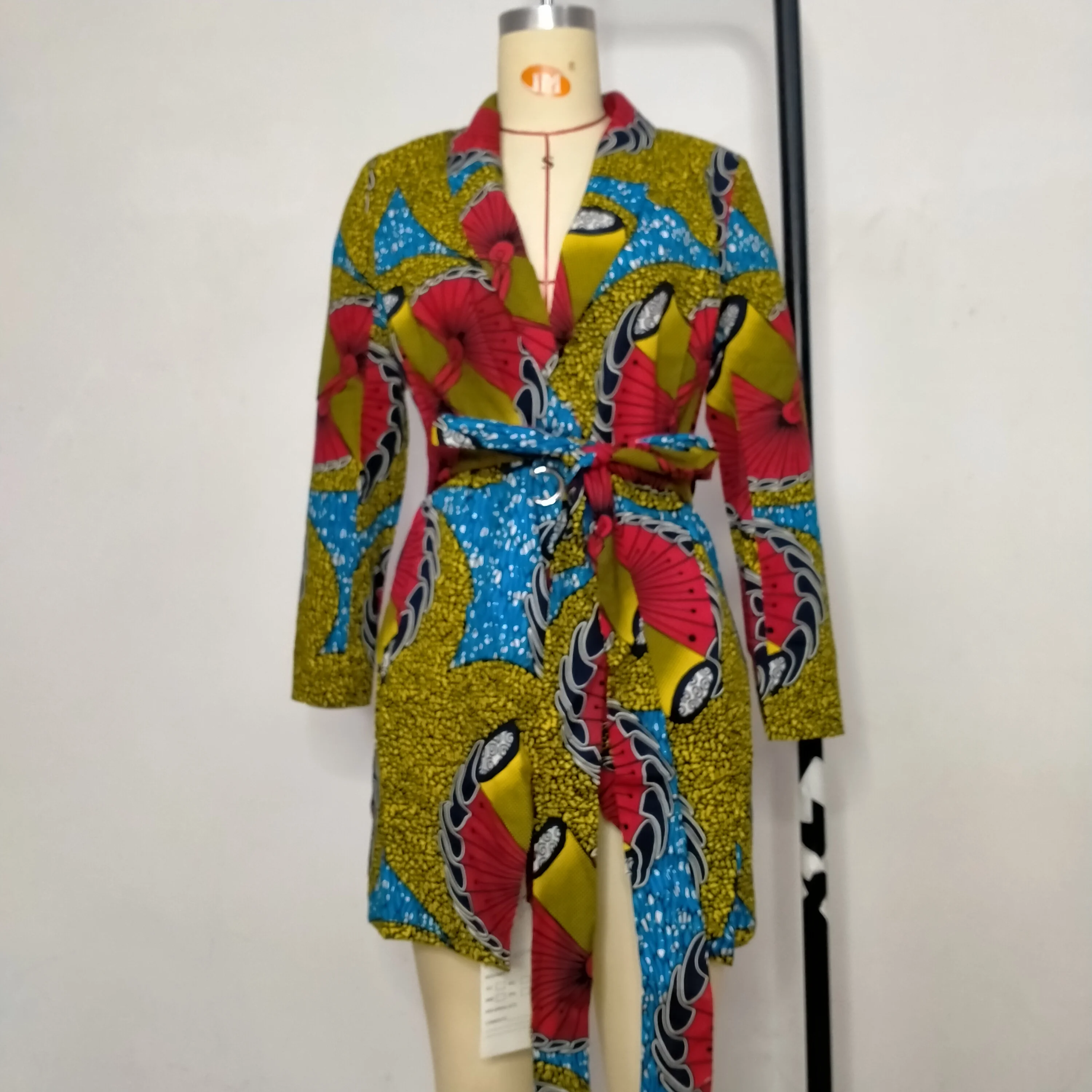 African Women's Long Windbreaker Autumn Fashion Print Women's Jacket Casual Coat Loose Special Clearance Coat