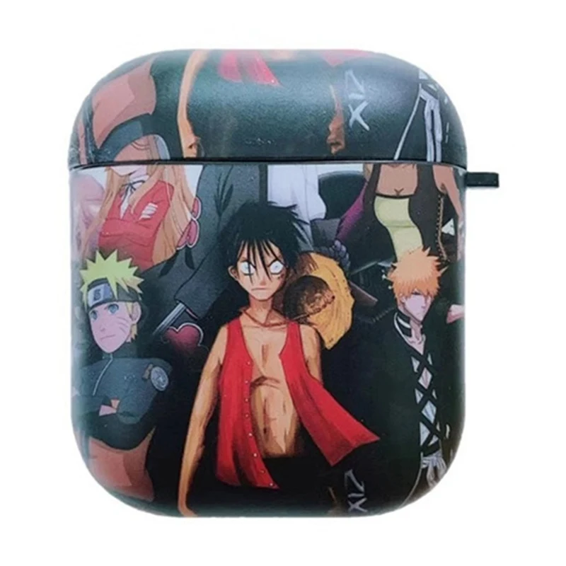 Аниме one piece Наруто наушники ТПУ защитный чехол для Apple Bluetooth наушники AirPods 1/2 новое поступление