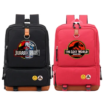 

New Hot Sale Jurassic Dinosaur Skull Fossil Boy Girl School Bag Women Bagpack Teenagers Schoolbags Canvas Men Student Backpack