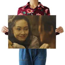 [B37] западное путешествие 01 Ностальгический ретро плакат из крафт-бумаги экран для помещений кафе декоративная живопись